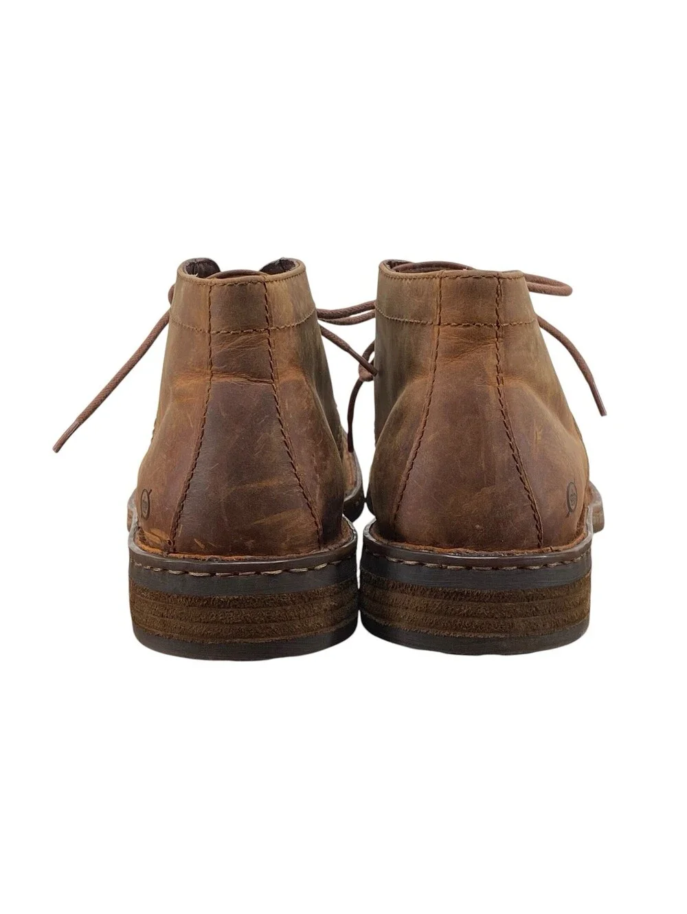 Born Nigel Chukka Boots Men’s Size 8 Brown Leather Lace Up Casual Comfort Shoes